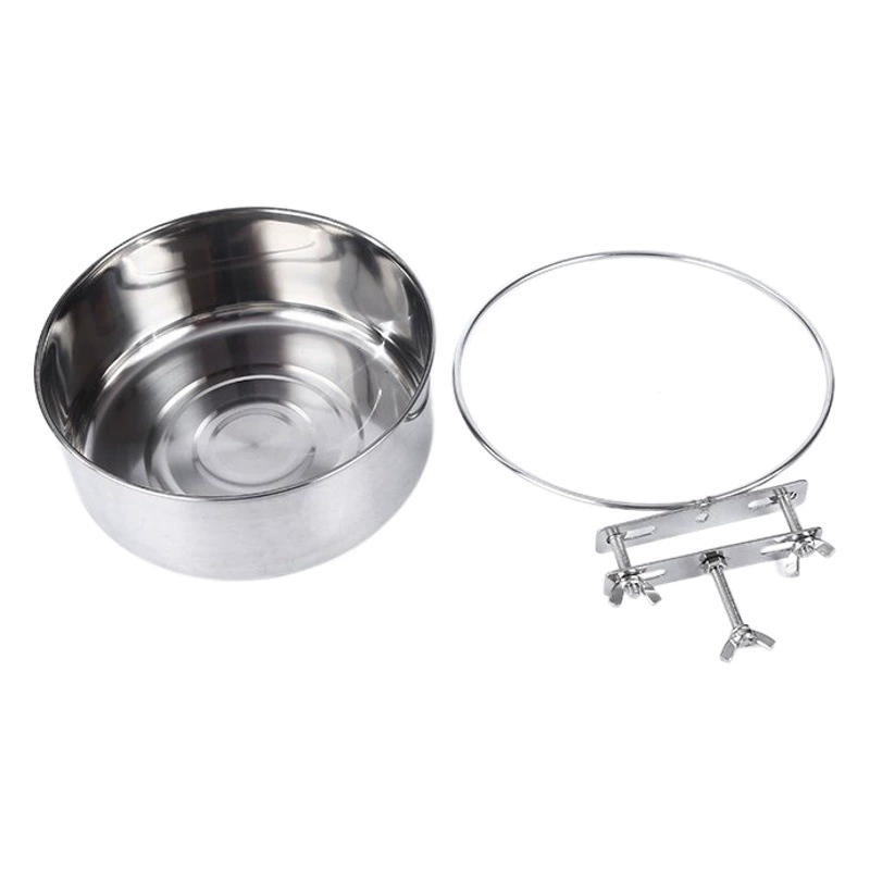 Большая собачья миска миска для собак миска для домашних животных Медленная миска для домашних животных миска для собак из нержавеющей стали миска для собак клетка висит фиксированный таз для собак