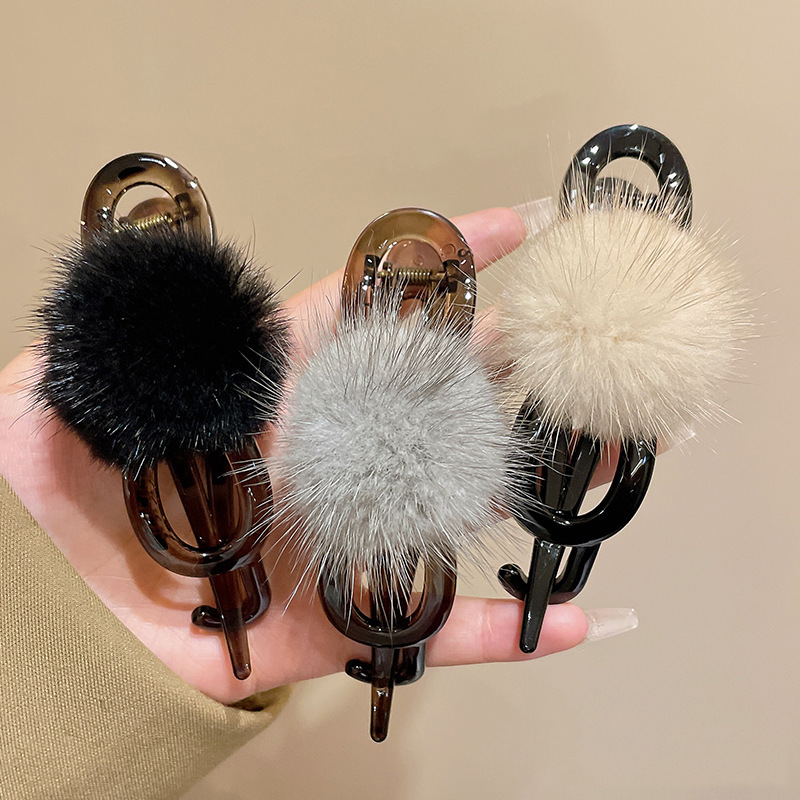 新款蝴蝶結扭扭夾高級感後腦勺盤發一字夾甜酷髮飾豹紋蝴蝶結髮夾