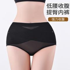 Women's Low-Waist Abdominal Compression Leggings, Slimming Waist Cincher, Butt Lifting Shaping Bodysuit, Thin Amazon Cross-Border Plus Size Underwear