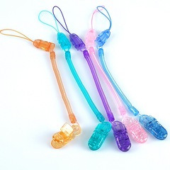 Chain of pacifier can be extended to pacifier to prevent falling chain tooth gum chain transparent chain factory wholesale