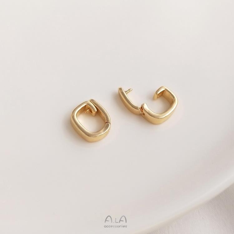 1 Piece Quantity 1 Piece Alloy Solid Color Jewelry Buckle Jewelry Accessories