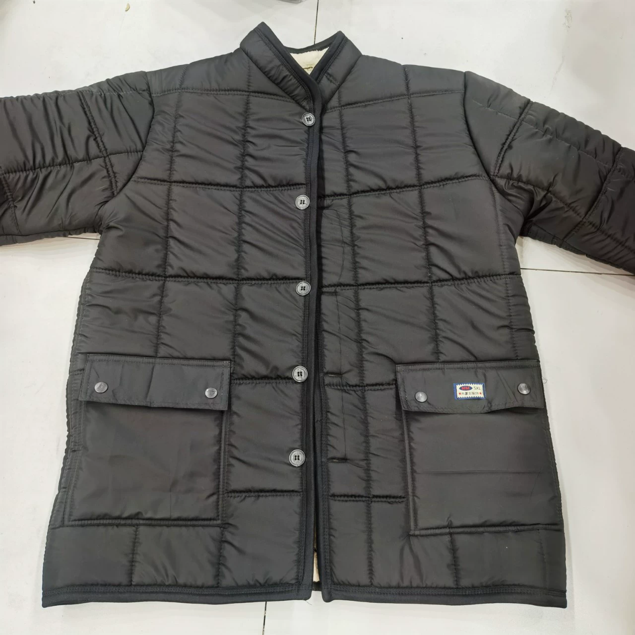 Новая пожилая хлопчатобумажная куртка папа зимняя куртка плюс бархат теплая хлопчатобумажная одежда повседневная свободная куртка для мужчин