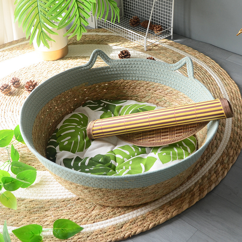 씨블루 기본모델 + 초록잎 화장솜 + 매트