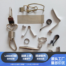 彈簧鋼片沖壓件片彈簧扁線彈性不銹鋼五金非標異型淬火加工定 制