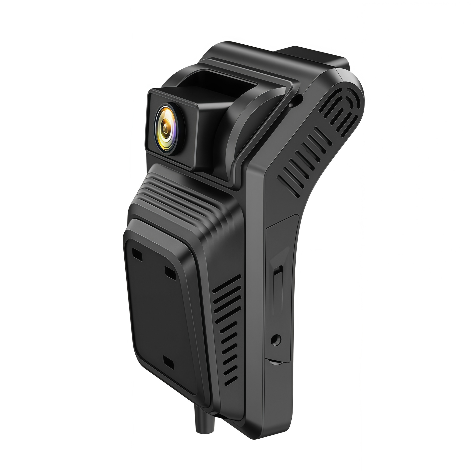 Dual-lens front and rear dashcam with high-definition car video monitoring, Beidou GPS positioning, and fleet video surveillance
