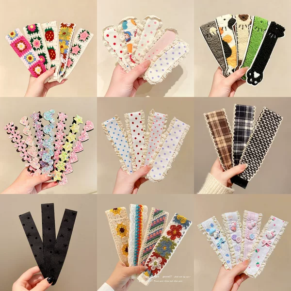 Korean-style magic tape hair band for tidying bangs and stray hair, a magic tool for girls and children to fix stray hair, hairband and head accessory