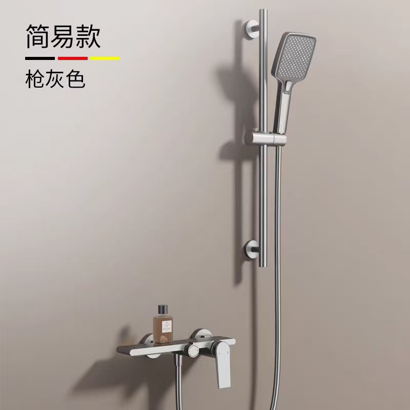 Nuevas cascadas de lluvia volante de lujo alrededor de la pantalla de ducha del baño de pulverización de gran techo para el hogar de la espalda de la cintura y las piernas del conjunto de ducha de mano