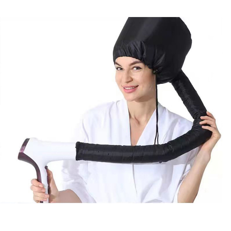 Barbería al por mayor transfronteriza secador de pelo sombrero de secado sombrero de pelo seco tipo sombrero de pelo seco portátil para el cuidado de cabello con aceite de cabello doméstico sombrero de pelo seco