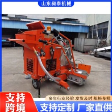 高速公路减速带划线机自走式市政凸起喷线机液化气热熔震荡画线车