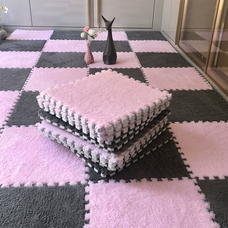 INS Wind Детская комната Полный магазин Flip -режим Foam Switching Plush Plush Plasma Carpet Bedroom