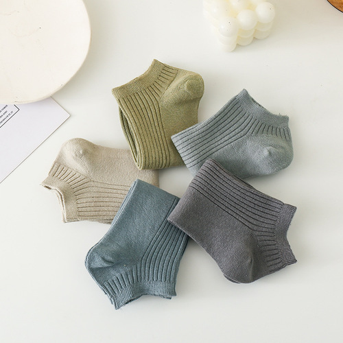 Socks Men's Socks Summer Sweat-Absorbent Thin Xinjiang Pure Cotton Shallow Mouth Men's Boat Socks Deodorant Zhuji Men's Socks Invisible Socks