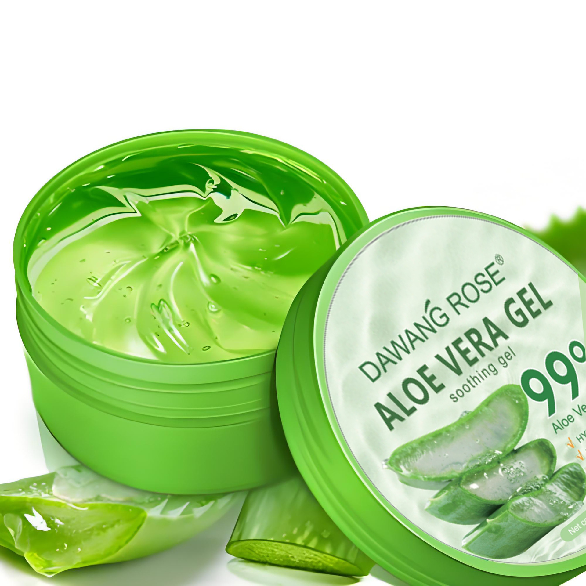 Aloë vera hydraterende gel voor aftersun en huidverzorging_voghion.com