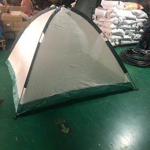 Guangzhou wholesale outdoor single-layer tent 3-4 people camping mountain manual tent rain-proof cold-proof single-layer tent now
