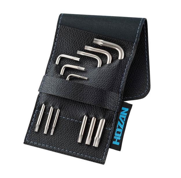 日本HOZAN宝三W-82星形螺丝扳手套装W-82扳手套装 6件套