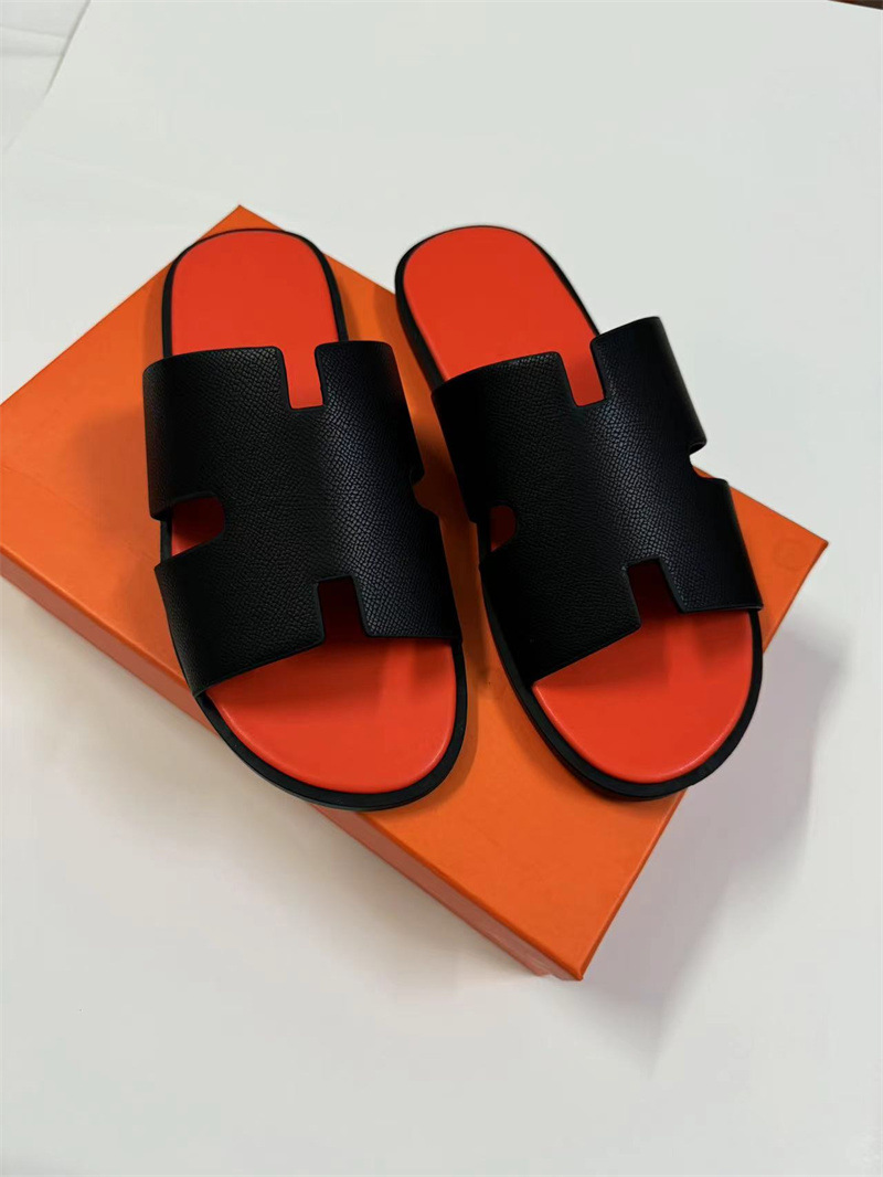 Medio Oriente e-commerce transfronterizo h zapatillas hombre sudeste asiático zapatos de cuero plano comercio exterior europeo y americano zapatos de playa de una sola zapatilla