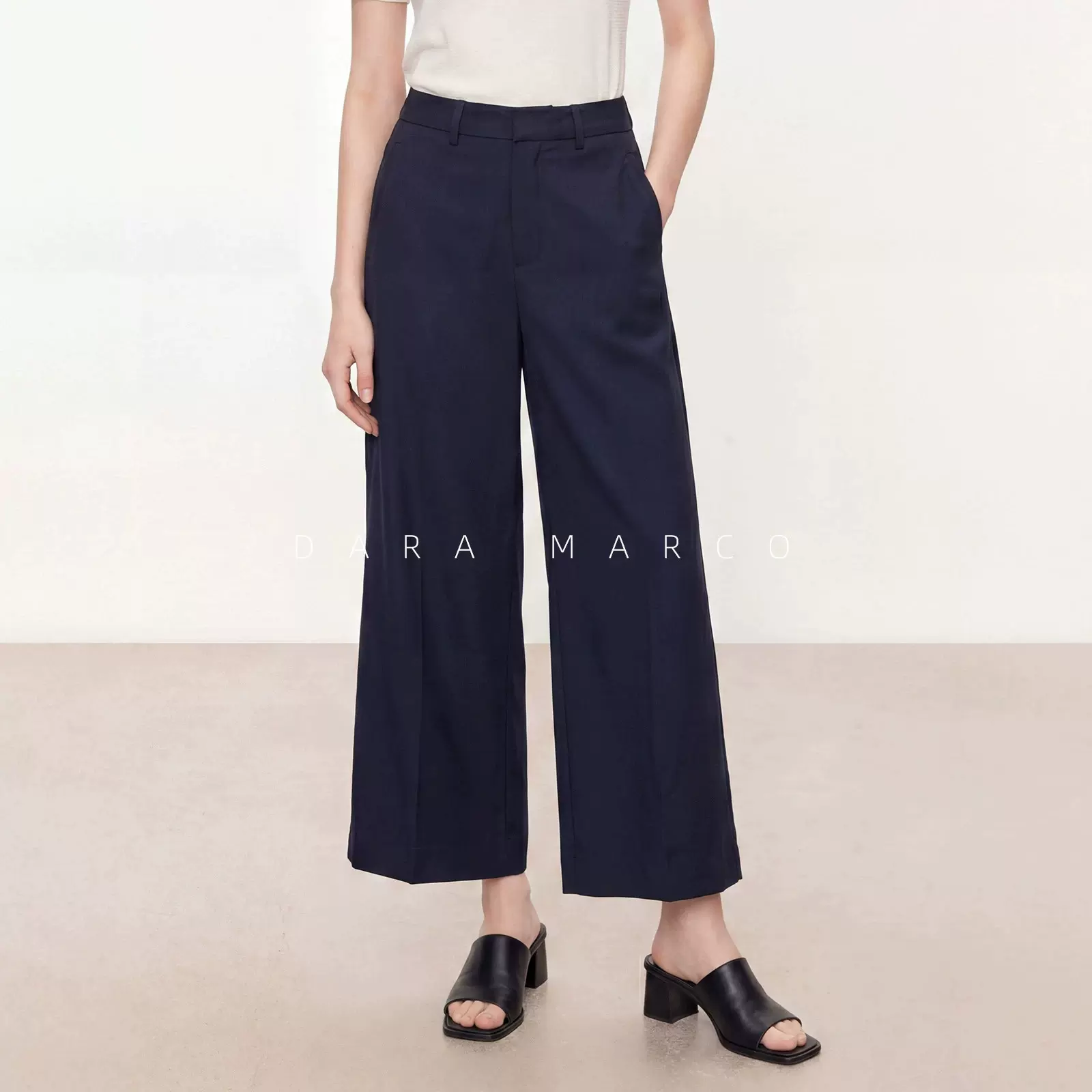 立体剪裁九分气球裤女高腰宽松垂感拖地裤修腿型遮肉显瘦夏季薄款