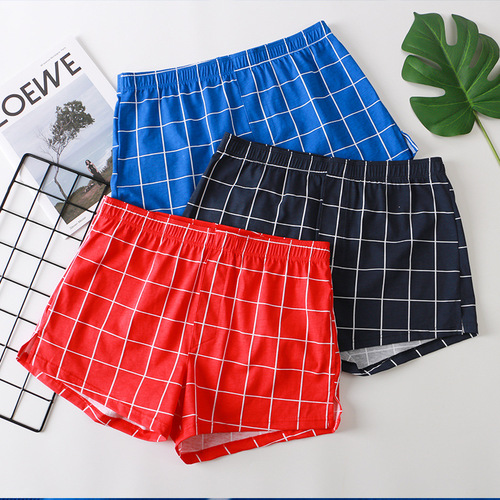 Men's underwear, men's boxer pure cotton, personalized mid-waist boys' Arrow pants, youth live broadcast, cross-border summer breathable trend