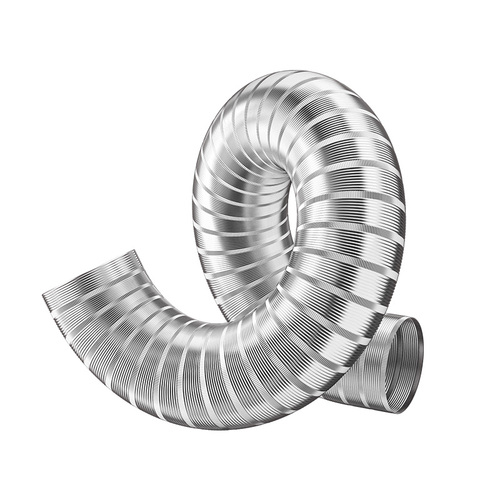 Wholesale silent exhaust hood duct kitchen exhaust ventilation aluminum foil stainless steel telescopic soft tube one-way valve