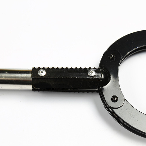 Stun Grabber Leg Fork, Stainless Steel, School and Kindergarten Security Equipment, Security Personnel Duty Equipment, Iron Head Leg Fork