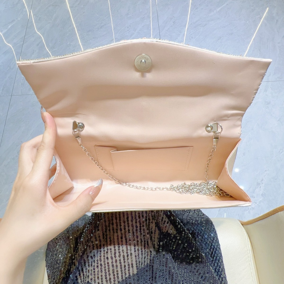 fashionable elegant small clutch bag
