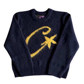 新款长袖毛衣街头时尚百搭宽松套头针织衫ins跨境百搭上衣跨境