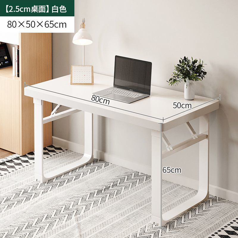 Fábrica directa sin instalación escritorio plegable escritorio de computadora simple escritorio de escritorio de dormitorio de estudiantes simple