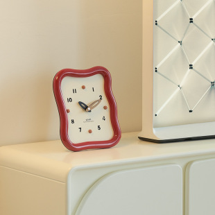 Wozoom House Standard Home Bedroom Cream Style Clock Living Room Entrance Decoration Tv Cabinet Table Clock Desktop Ornaments
