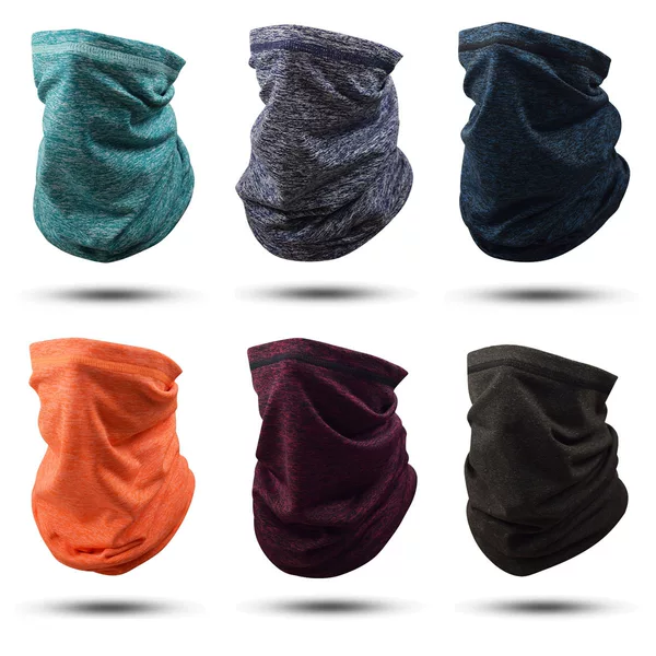 Cross-Border Men's and Women's Tie-Dye Autumn and Winter Fleece Neck Scarf Outdoor Sports Skiing, Cycling, Rock Climbing and Fishing Windproof and Warm Mask
