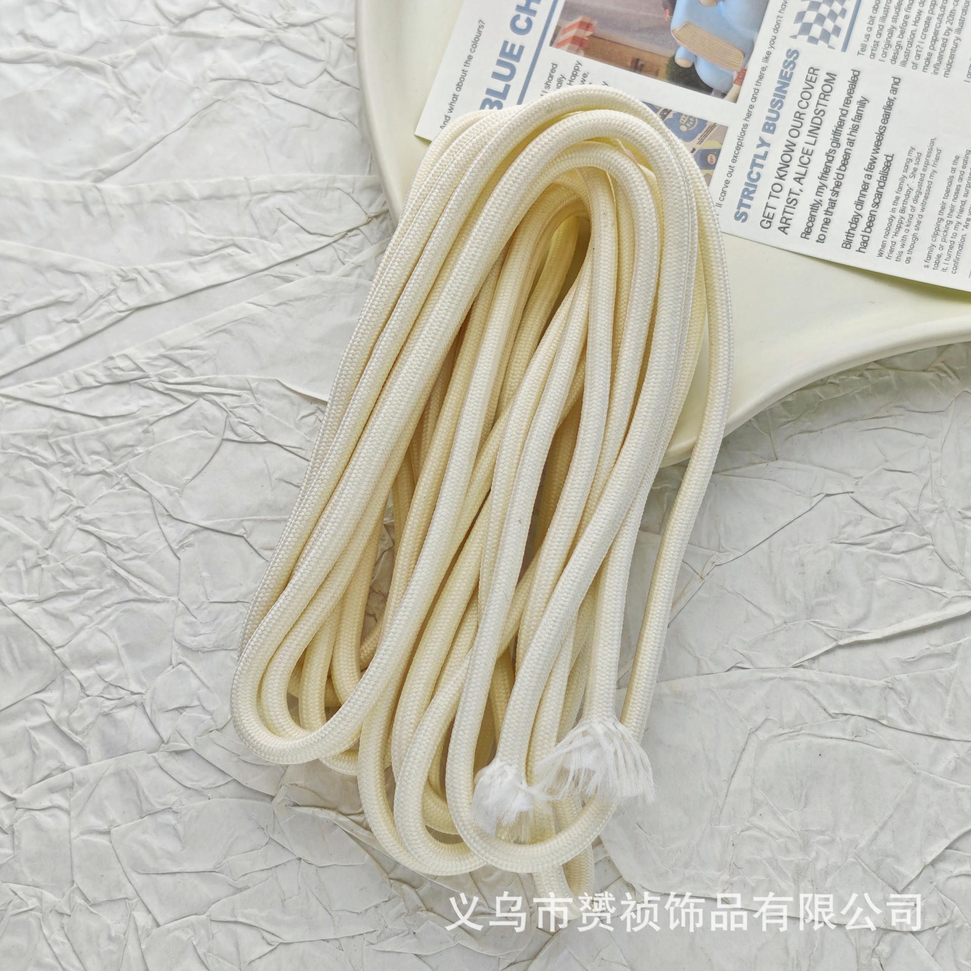 Cuerdas trenzadas de poliéster de color DIY accesorios accesorios de joyería hechos a mano cuerdas de cuentas de teléfono móvil llavero colgante paquete de material de cuerda