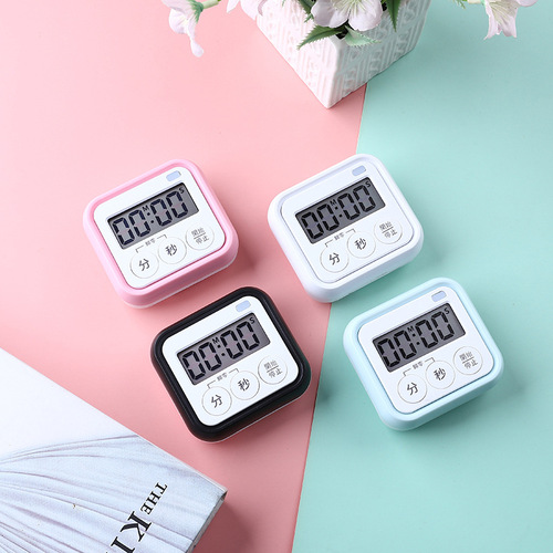 Self-discipline timer, egg timer, kitchen reminder, student homework study countdown, mute with flashing light