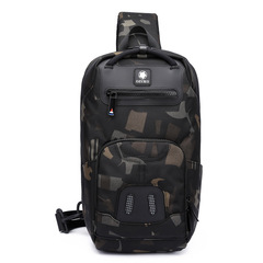 新型男性用胸バッグ学生用ショルダーバッグ防水オックスフォード布潮牌大容量男性用ショルダーバッグ