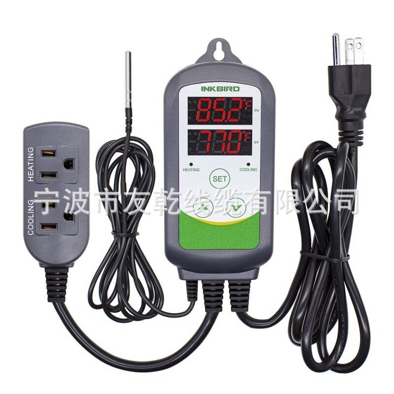 Inkbird Itc-308 Digital Temperature Controller 2-Level Export Thermostat Heating and Cooling Mode Compartment Inkbird Itc-308 Digital Temperature Controller 2-Level Export Thermostat Heating and Cooling Mode Compartment