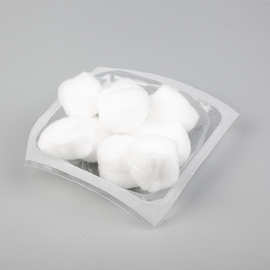 稳健医用棉球无菌小包装脱脂棉花伤口消毒灭菌卫生止血棉花球医药