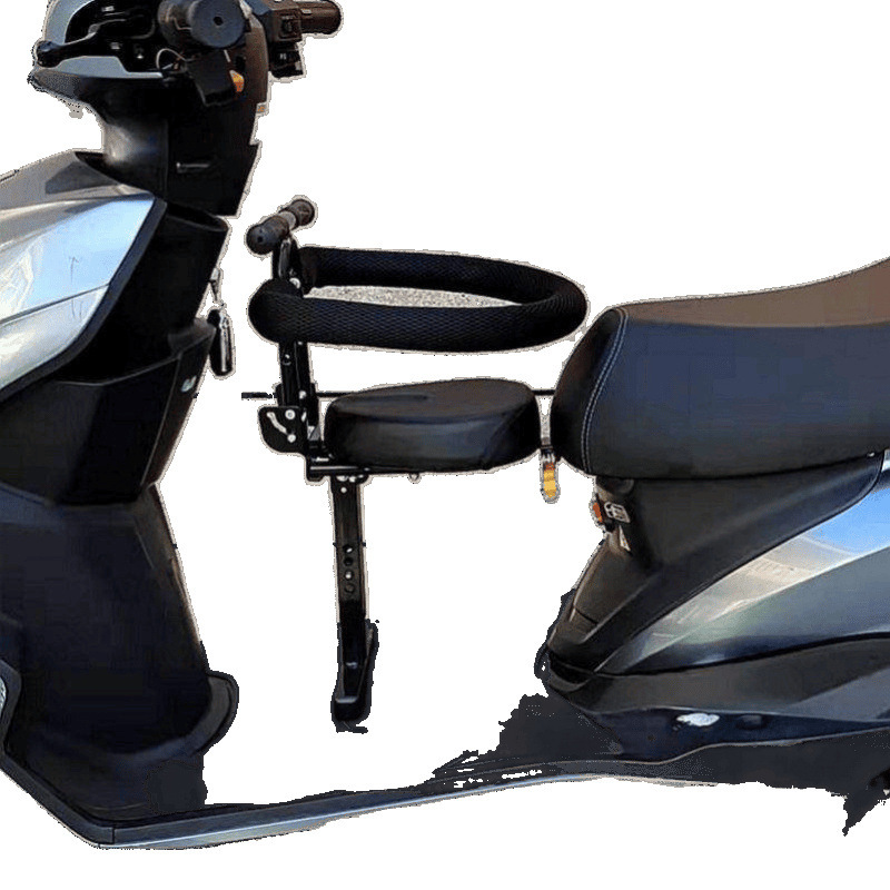 Asiento de coche eléctrico para niños delantero plegable de batería scooter para niños pequeños seguridad para bebés pequeños universales image 6
