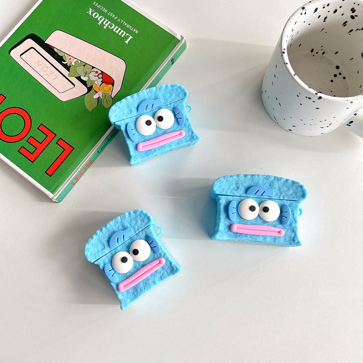 Pecado feo tostado pan Aippds cubierta de auriculares para 1 / 2 / 3 / pro2 dibujos animados protección manzanas suaves