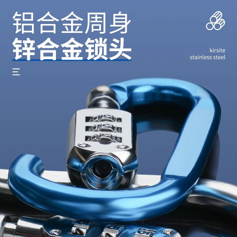 Кодовый замок D-type малый серебристый