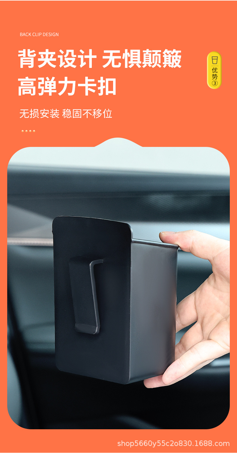 Car Water Cup Holder Universal Door-Side Hanging Storage Box Car Seat Back Door Multi-Functional Car Drink Holder Cup Holder
