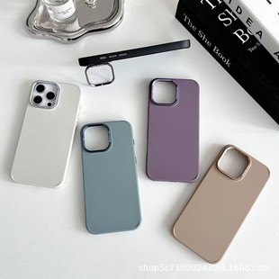 Phonecase Hardware Camera Button All-Inclusive Pc Bottom Honeycomb Hole Anti-Fall Phone Case Iph 16E Large Hole