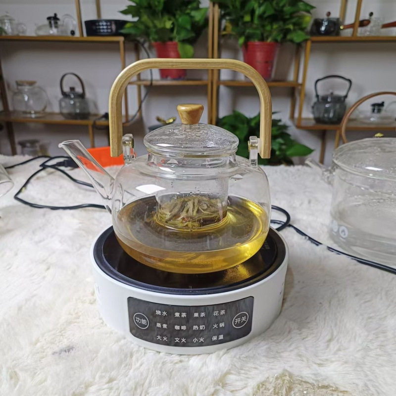 12단 전기 세라믹 스토브 화이트 + 1L 리프팅 주전자