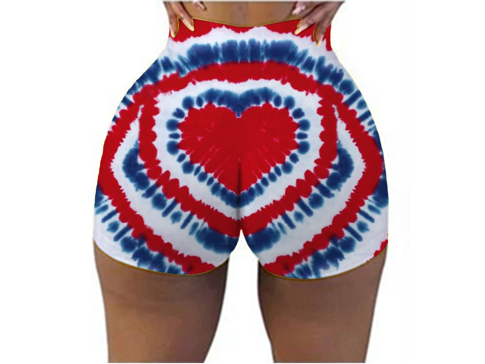 Pantalones cortos de cadera deportivos casuales de camuflaje con estampado digital europeo y americano, las mujeres pueden pedir una pieza