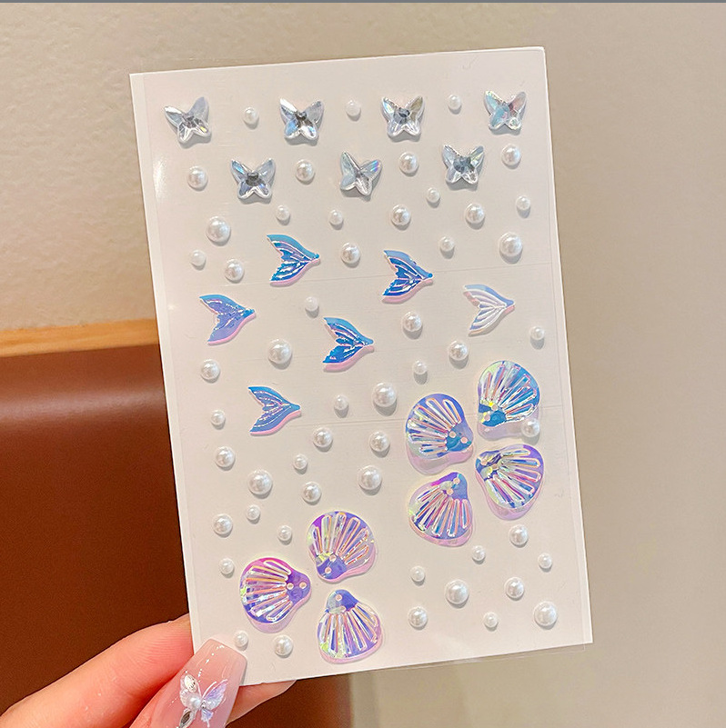Blue Symphony Fishtail Stickers