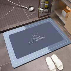クロスボーダーモダンシンプルな珪藻泥バスルーム吸収性フロアマットバスルーム滑り止めと汚れにくいフットマット玄関ドアマット