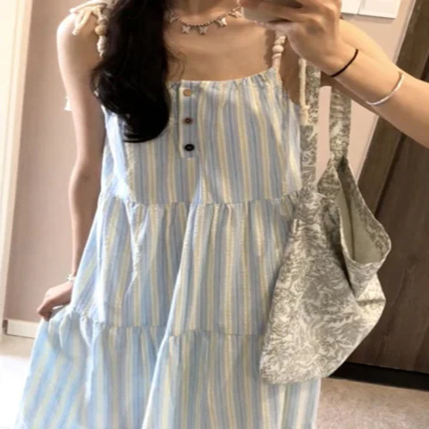 Improved version—please check the actual product with its elegant wood-inspired purple-and-blue striped design before placing your order, perfect for female students!