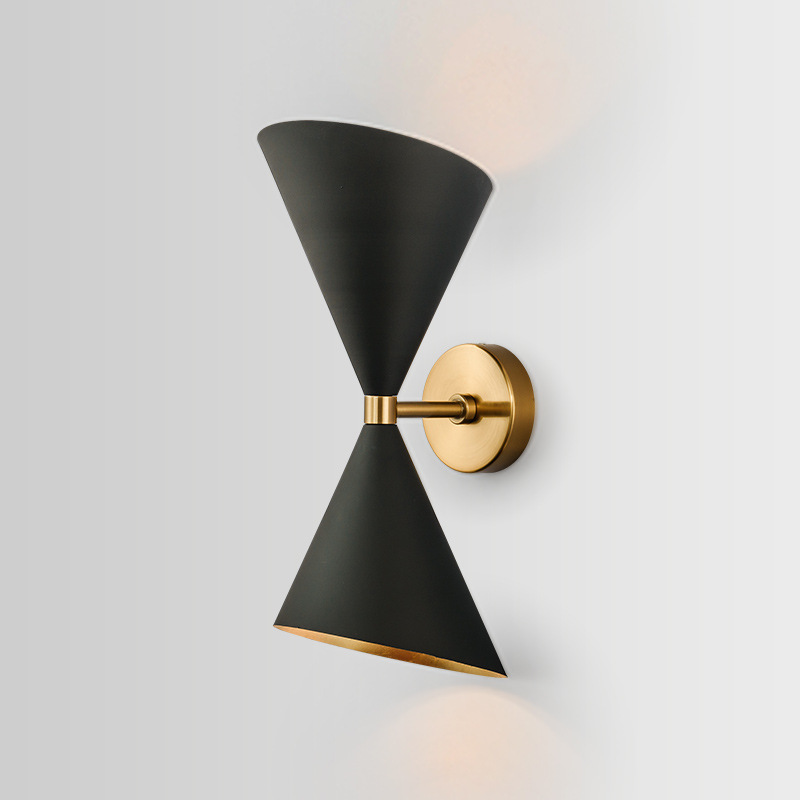 modern and minimalistic black megaphone for bed