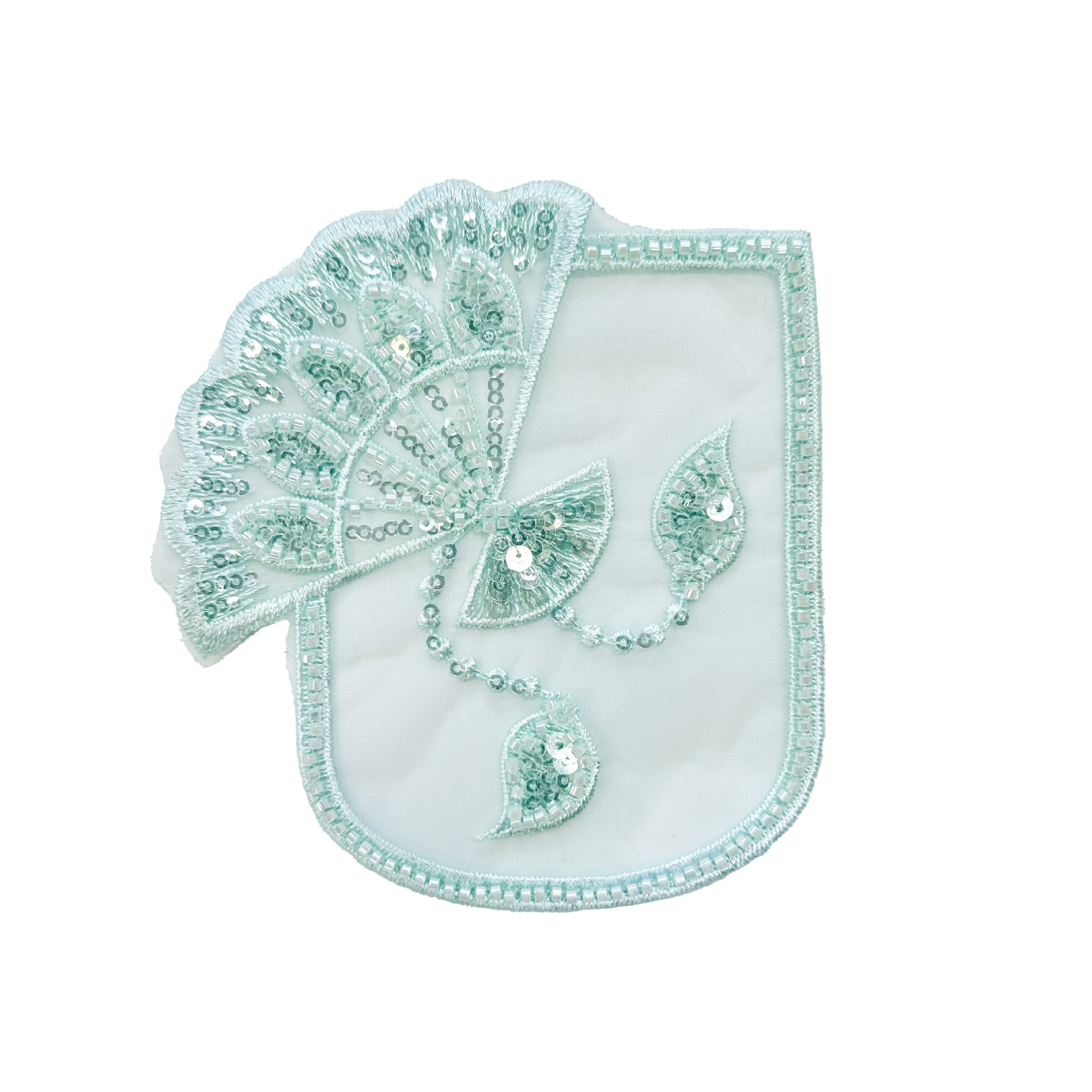 Macarón bordado de sequillas de tela de malla transparente lindas campanas de ardilla DIY ropa bolsas accesorios de decoración complementarios image 14