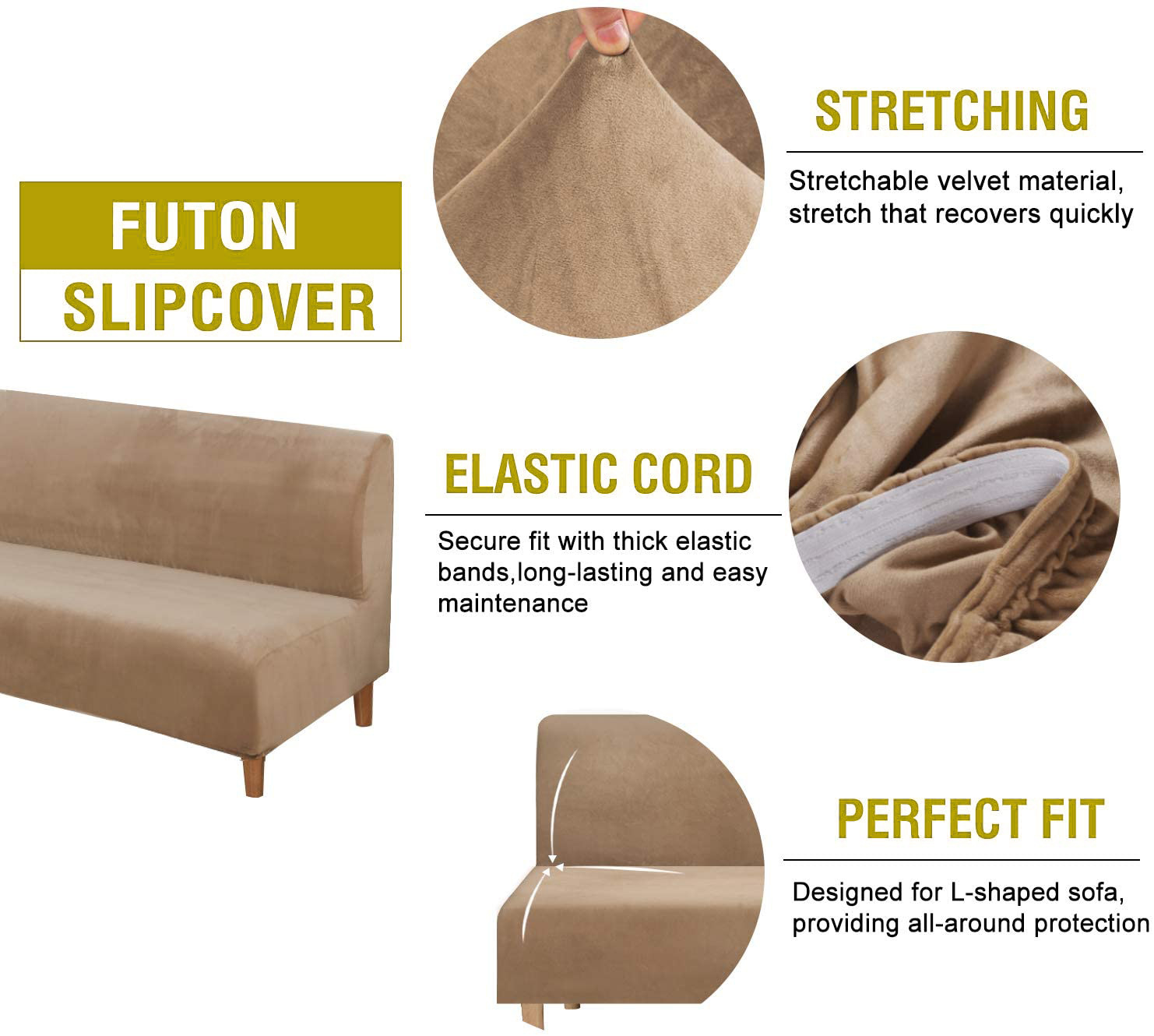 Europäischer Minimalistischer Romantischer Stretch Sofabezug_voghion.com
