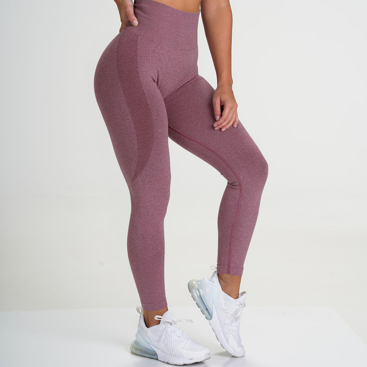 Casual Solid Color Nylon Active Bottoms Leggings display picture 11