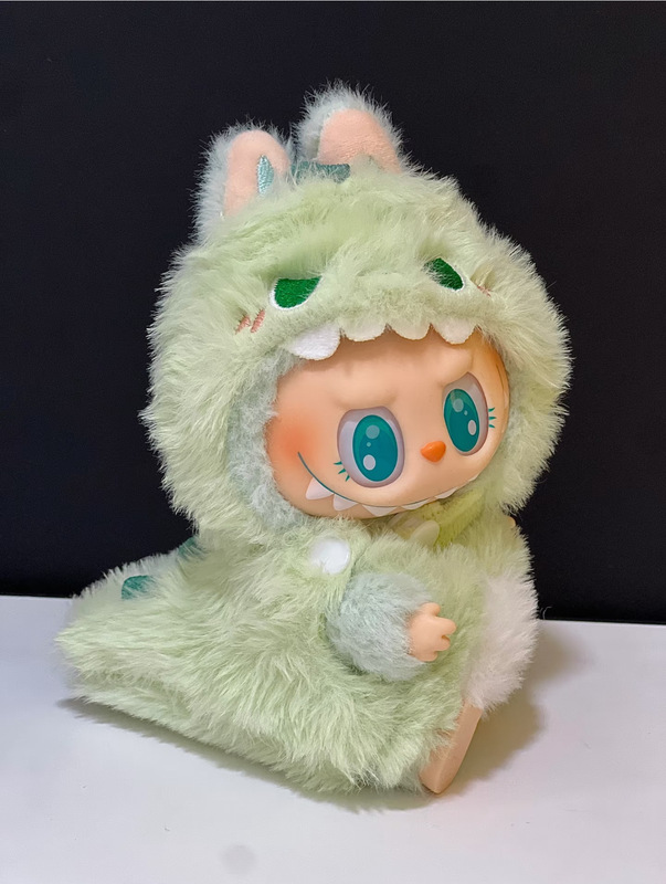 ラブブ labubu ビニール コカ・コーラ ベビー服 第一世代、第二世代、第三世代 17cm 夏用 座り立ちオーバーオールスーツ|undefined