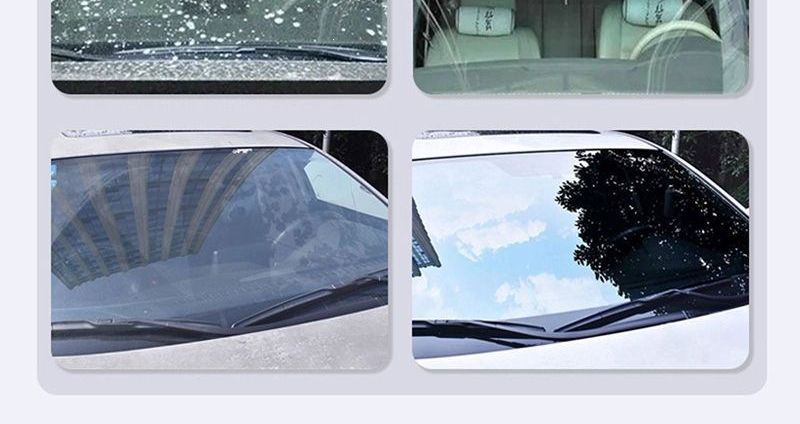 Concentrated oil film remover for car glass, powerful cleaning for wipers, removes oil film, suitable for all seasons, insect repellent