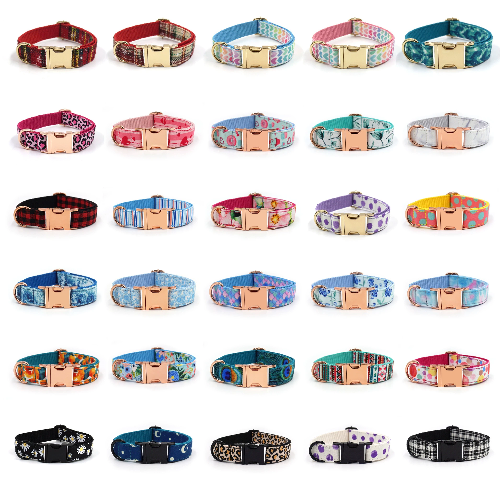 Moha Boss продает модный милый принт собачий ошейник для собак